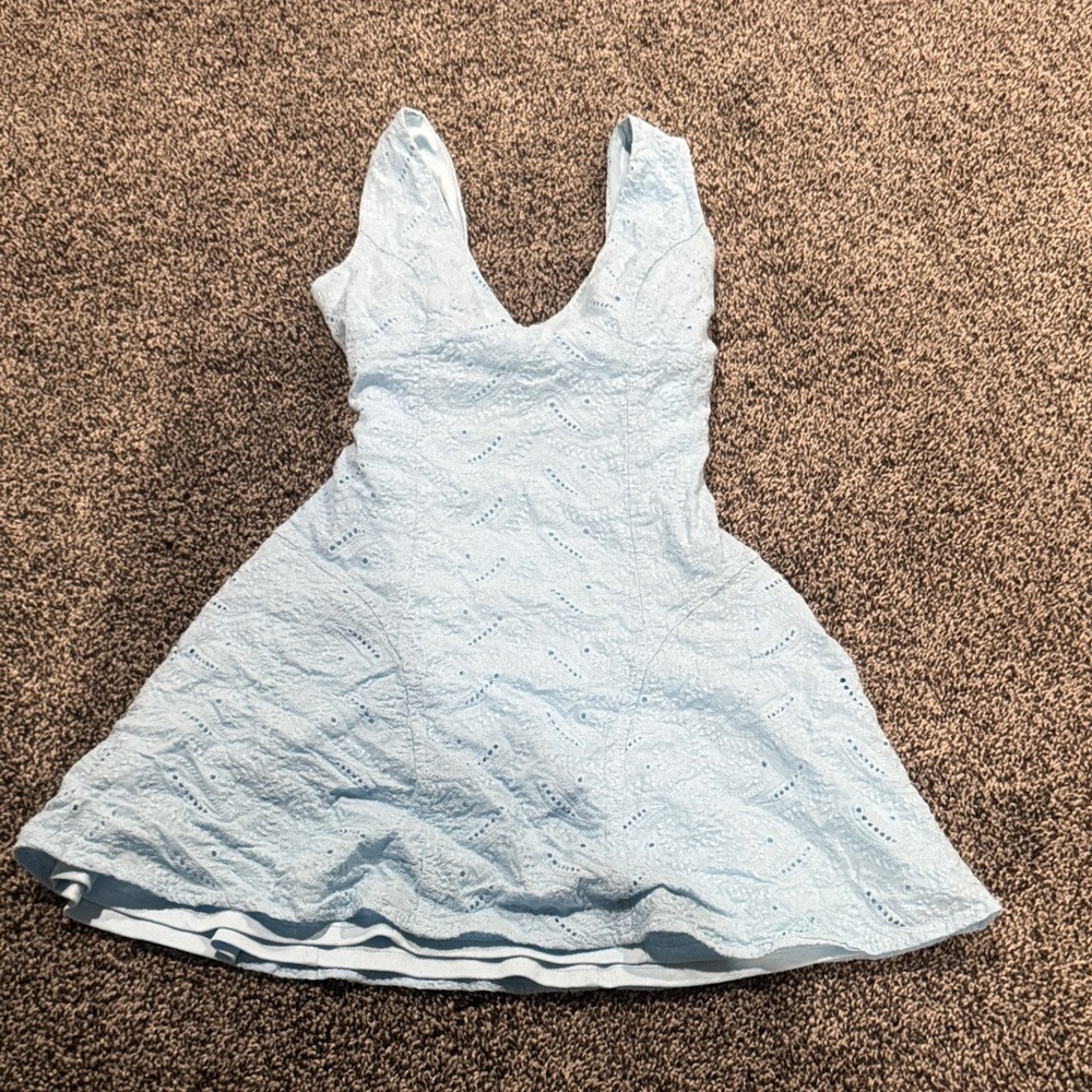 Light Blue Mini Dress
